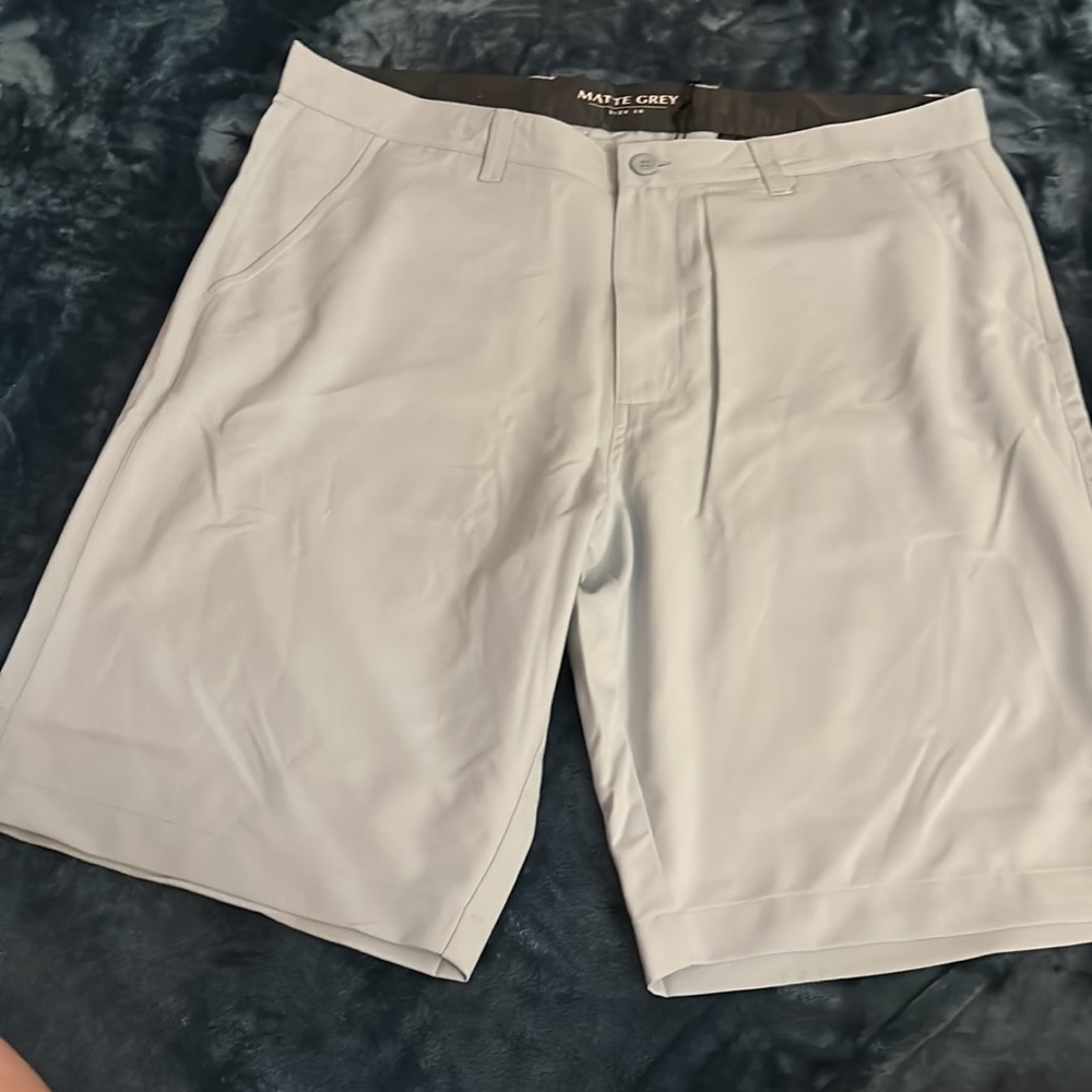 Light blue Matte Grey Shorts